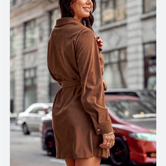 Lands' End Brown Long Sleeve Dress - Picture 2 of 8